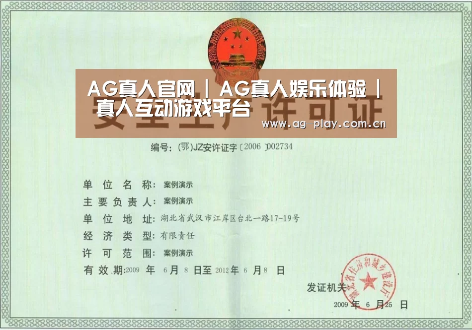 AG真人官网荣誉证书三(图1)